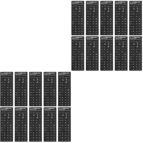 2 Pack Italian Keyboard Stickers Student Computer Cover Decoration 2