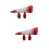 2pcs Silicone Cream Decorating Pen Piping Syringe Diy Squeezing Cream 7