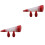 2pcs Silicone Cream Decorating Pen Piping Syringe Diy Squeezing Cream 3