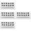 4 Sets Stamping Equipment Craft Tool Pattern Stamps 7