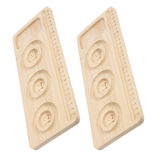 4 Pcs Wooden Bead Tray For Jewelry Making With Multiple Compartments 1
