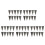 100 Pcs Carbon Steel Hammer Wedge Repair Tool Handle Fixing Accessory 11