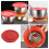 2Pcs Egg Beater Anti Splash Lid With Whisks Multifunction Baking Guard 8
