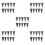 100 Pcs Carbon Steel Hammer Wedge Repair Tool Handle Fixing Accessory 9