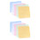 10 Pcs Bamboo Fiber Newborn Bib Washcloth Muslin Square 5