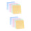 10 Pcs Bamboo Fiber Newborn Bib Washcloth Muslin Square 7