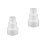 6 Pcs Cake Dummy Models Fake Decor Triple Tier Wedding Rounds White 6