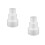 6 Pcs Cake Dummy Models Fake Decor Triple Tier Wedding Rounds White 4