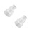 6 Pcs Cake Dummy Models Fake Decor Triple Tier Wedding Rounds White 9