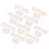 40 Pcs Kitchen Fridge Corner Plastic Splashing Guards 3