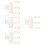 40 Pcs Kitchen Fridge Corner Plastic Splashing Guards 9