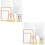 2 Sets Paper Making Kit with Wooden Frames and Screens 6
