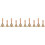 10 Pcs Small Bell With Wooden Handle For School Restaurant Decor 9