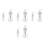 8 Pcs Powder Spray Bottle For Baking And Cake Decoration 5
