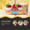 3 Pieces Foil Cupcake Cases Silicone Mold Non-Stick Molds 8