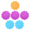 3 Pieces Foil Cupcake Cases Silicone Mold Non-Stick Molds 11