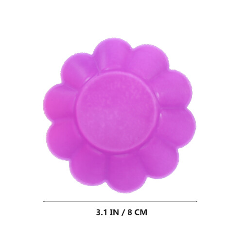 3 Pieces Foil Cupcake Cases Silicone Mold Non-Stick Molds 1