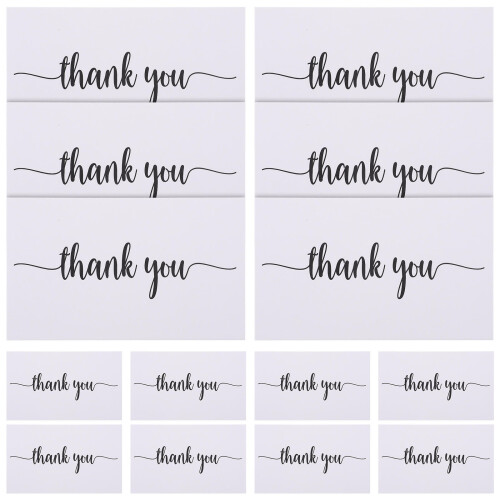 450 Pcs Multi-Function Thank You Cards Coated Paper For