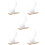 5 Sets Acrylic Makeup Mirror With Wooden Stand 10