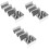 3 Sets Taco Stand Pancakes Desktop Stainless Steel 3