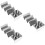 3 Sets Taco Stand Pancakes Desktop Stainless Steel 7