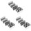 3 Sets Taco Stand Pancakes Desktop Stainless Steel 2