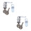 2 Count Key Lock For Cupboard Doors Rv Locks Storage Cabinet Cam With 4