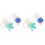 4Pcs Reusable Silicone Straw Tips Covers Assorted Color for Home Use 4