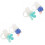 4Pcs Reusable Silicone Straw Tips Covers Assorted Color for Home Use 5