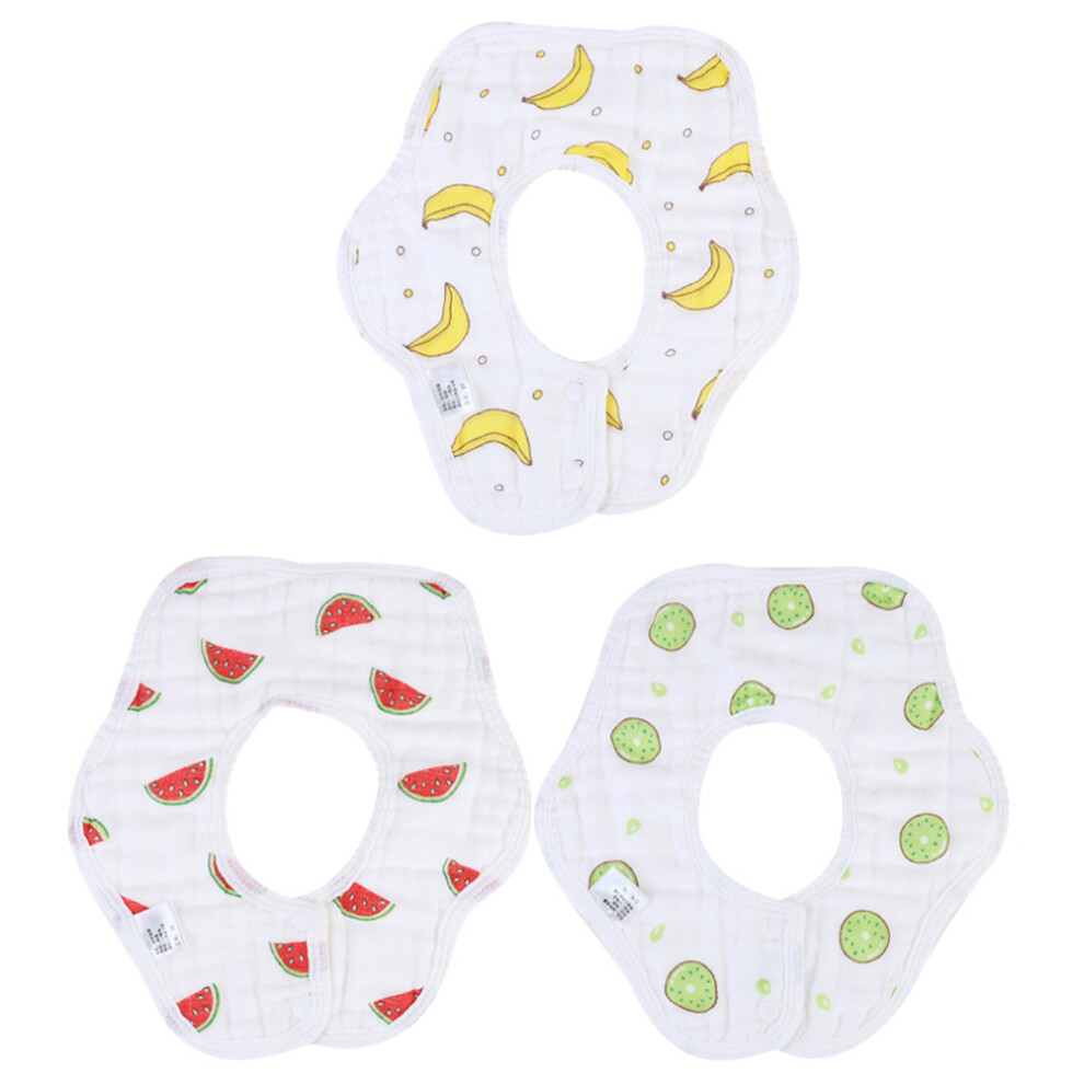9 Pcs Bib Gauze Baby Cotton Apron Totority