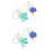 4Pcs Reusable Silicone Straw Tips Covers Assorted Color for Home Use 7