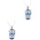 2Pcs Copper Column Hollow Aromatherapy Pendant Solid Holder 3