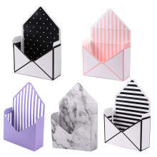 Set Of 3 Flower Boxes For Sweet Bouquets Paperboard Envelope Baskets