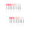 18 Pcs Portable Silicone Lip Brush And Applicator Makeup Brushes 7