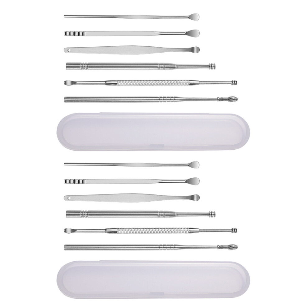 Totority 2 Set Ear Wax Removal Tool Kit With Sturdy Ear Pick And Scoop Spoon