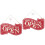 2Pièces Signal Porte Ouverte Fermée Rouge Bois Élégante Durable 4