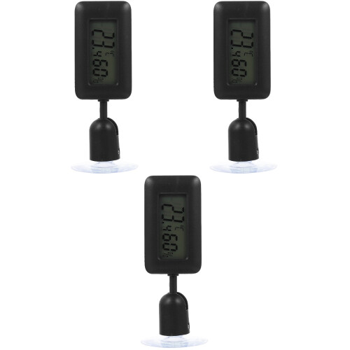 3 Pack Panty Kit Reptile Hygrometer Fish Tank Thermometer Compact 2