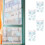 8 Pcs Christmas Window Clings Snowflake Decal Stickers 11