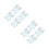 8 Pcs Christmas Window Clings Snowflake Decal Stickers 7