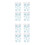 8 Pcs Christmas Window Clings Snowflake Decal Stickers 4