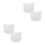 2 Pcs Cat Acrylic Woven Board Tasaccessories Bag Diy 7