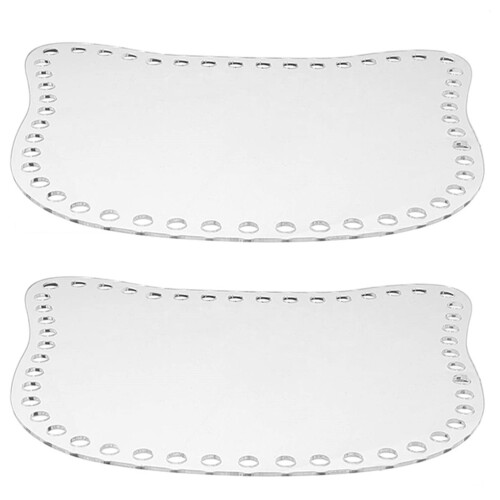 2 Pcs Cat Acrylic Woven Board Tasaccessories Bag Diy 1