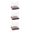 3Pcs Clear Baseball Storage Case with Stylish Wooden Base for Display 6