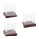 3Pcs Clear Baseball Storage Case with Stylish Wooden Base for Display 8