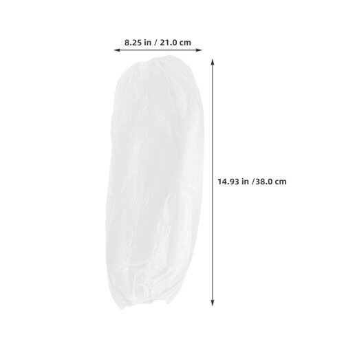 100pcs Waterproof Disposable Arm Sleeves for Work Protection 1