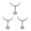 3 Pcs Fixing Brackets Stair Post Fitting Kit Gates Accessory Door 9