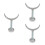3 Pcs Fixing Brackets Stair Post Fitting Kit Gates Accessory Door 11