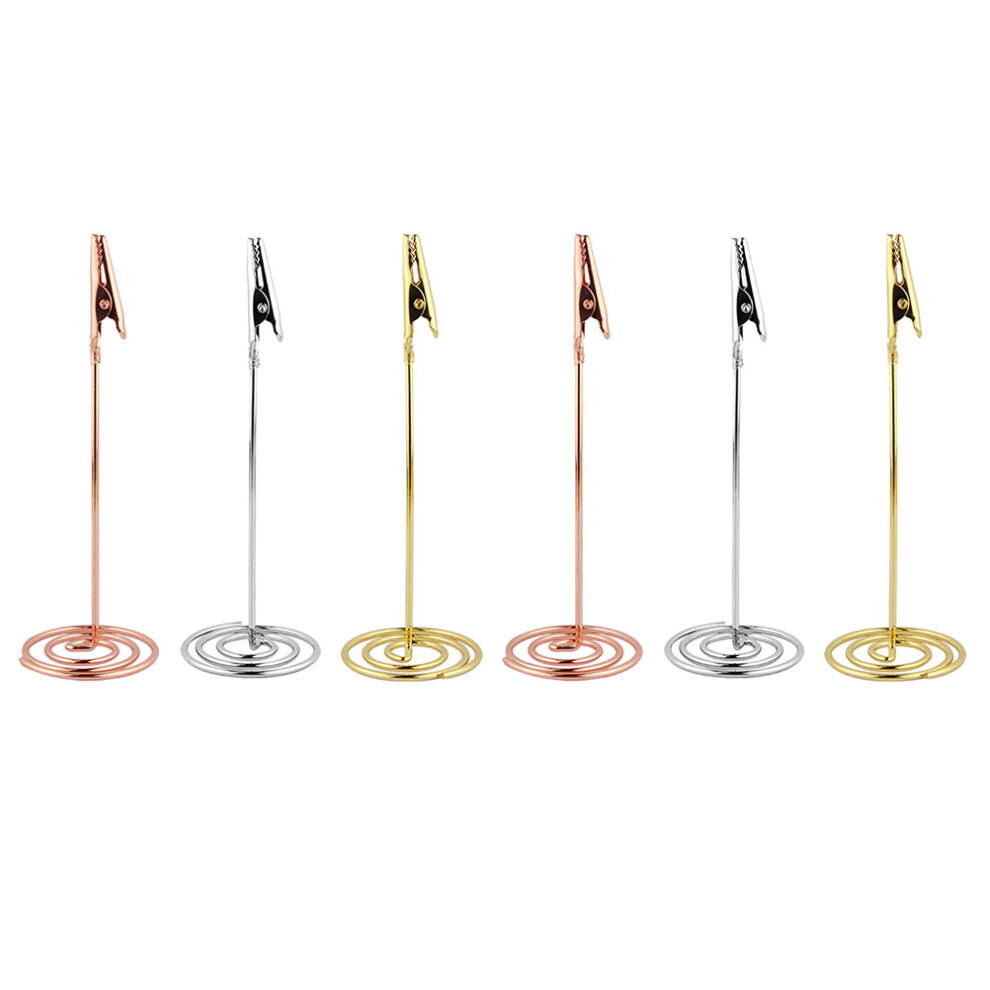 18 Pcs Stainless Steel Photo Cards Clips Desktop Note Clips Stable-image-OPC-PKY79JH-NEW