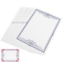 40 Pcs Blank Writable Printable Certificate Paper For Office Use