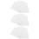 12 Pcs Self Adhesive Wall Mirror Acrylic Frameless Mirror Tile 8